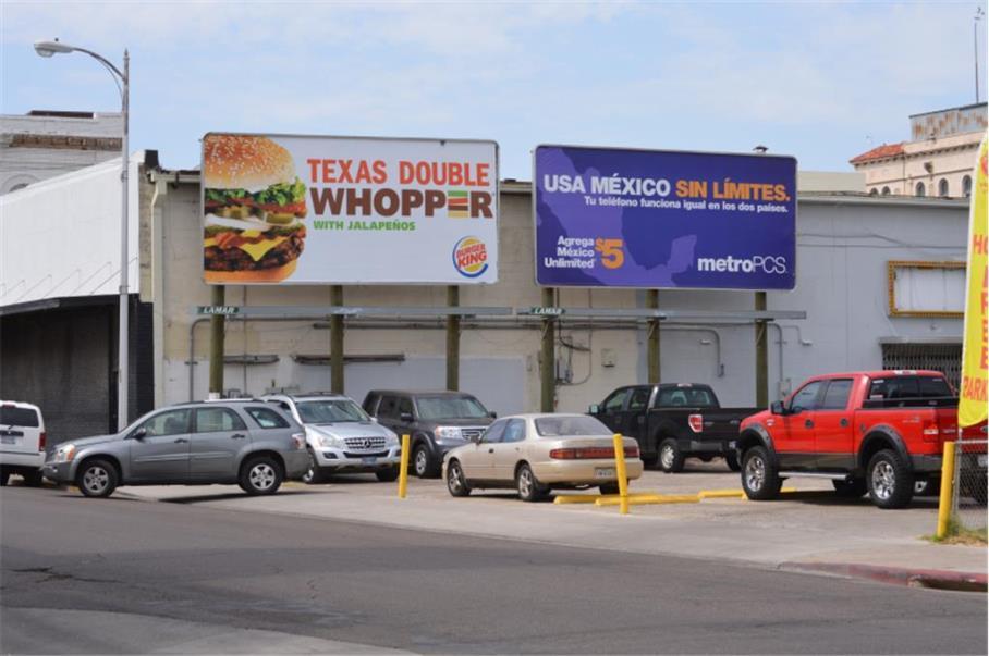 Photo of an outdoor ad in Laredo