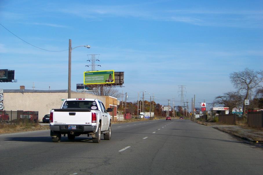 Photo of an outdoor ad in Gary