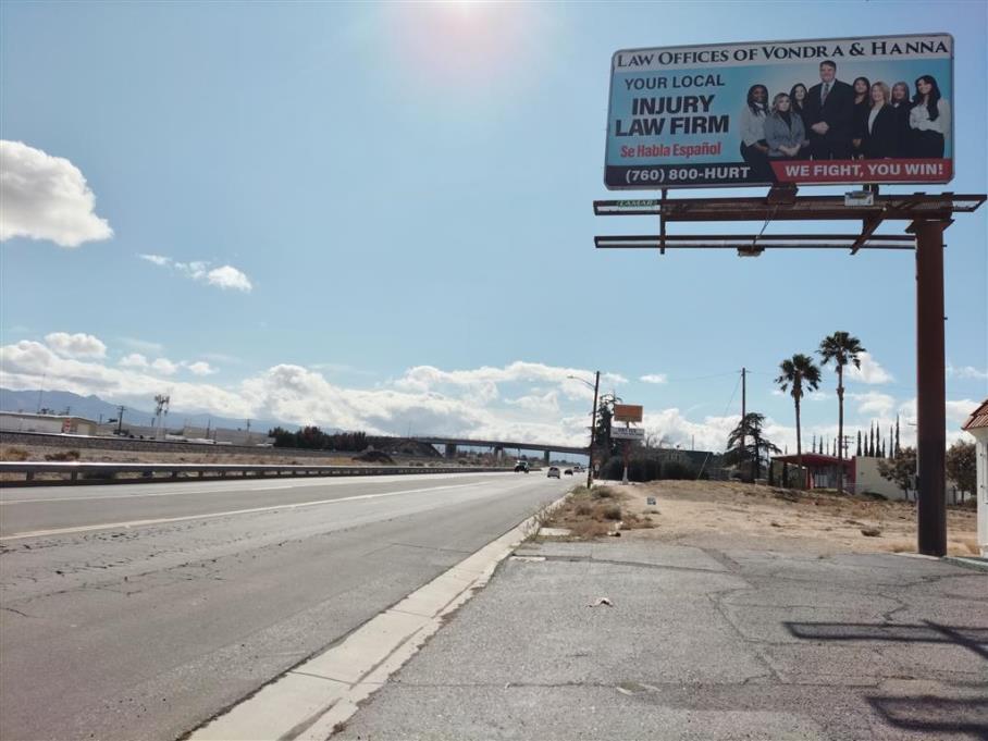 Photo of an outdoor ad in Hesperia