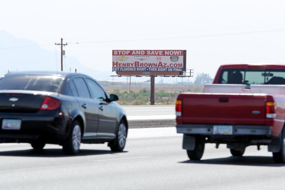 Photo of an outdoor ad in Casa Grande