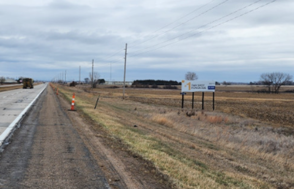 Photo of a billboard in Genoa