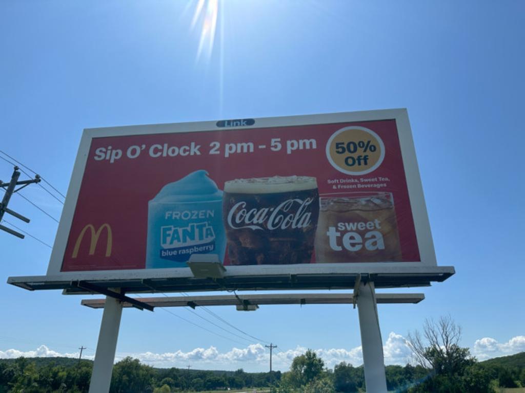 Photo of a billboard in Cedar Vale