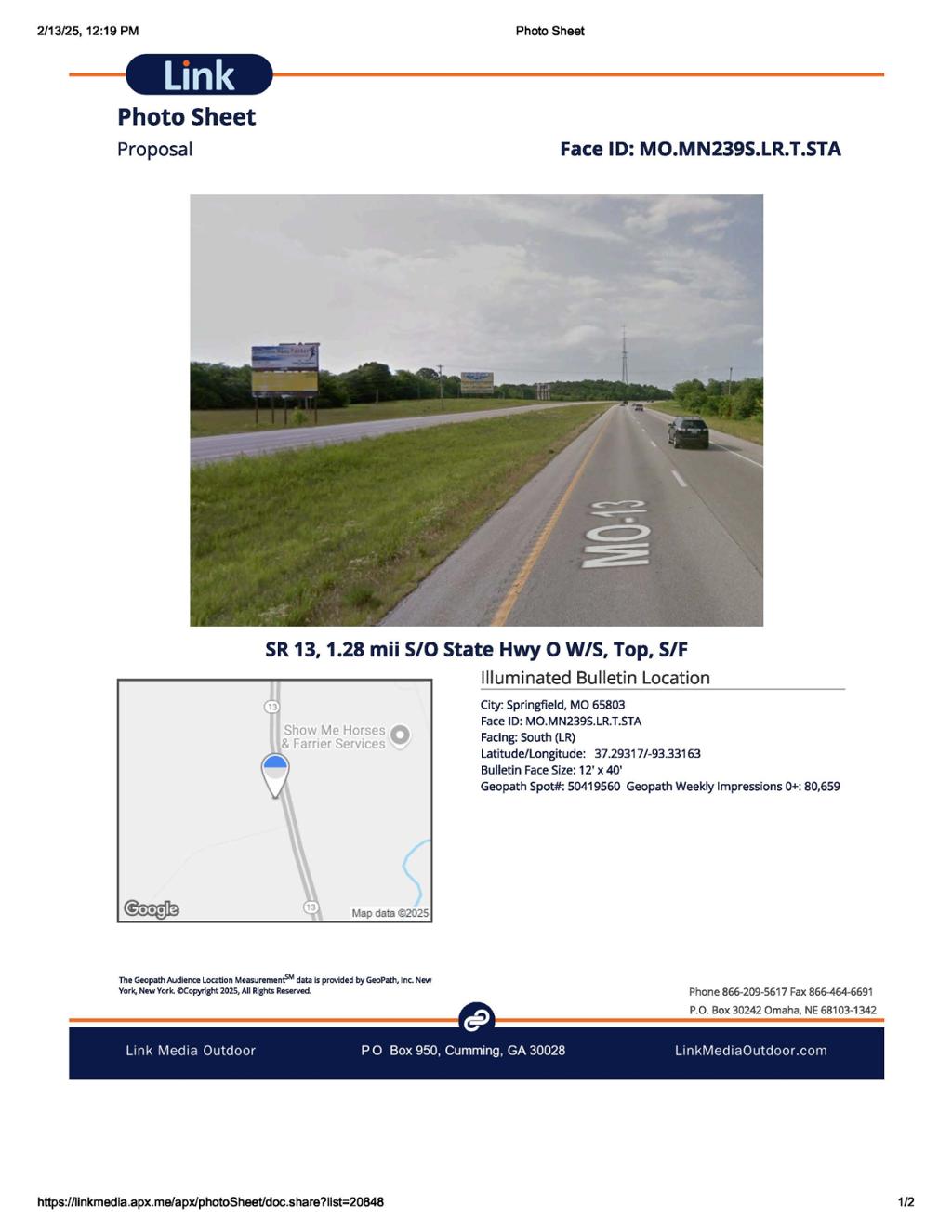 Photo of a billboard in Walnut Grove