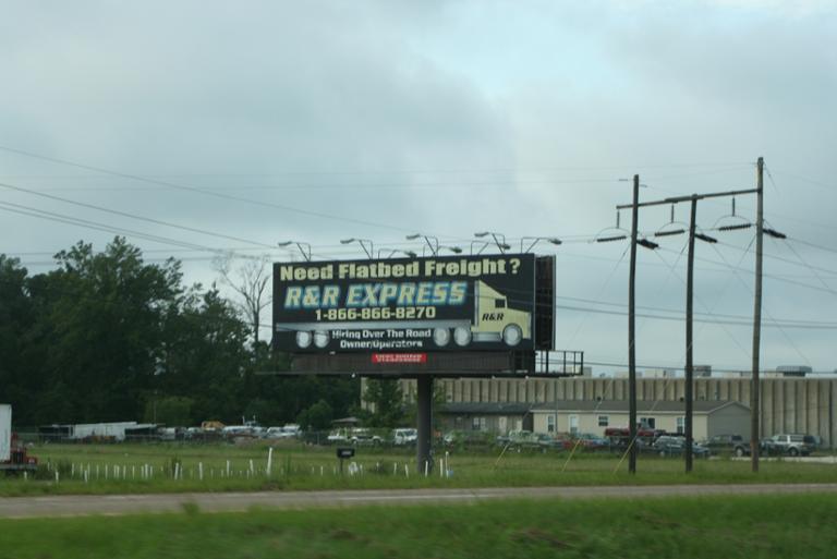 Photo of a billboard in Gallman