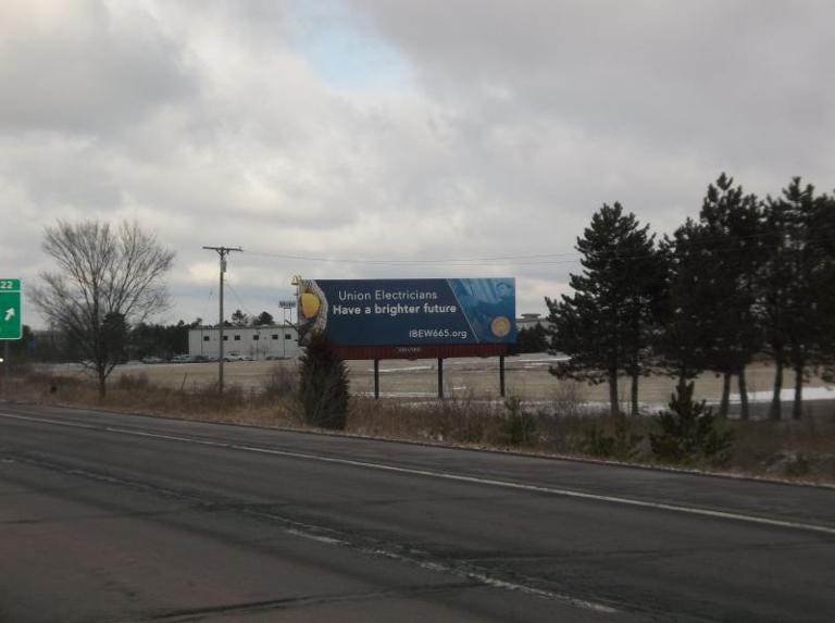 Photo of a billboard in Webberville