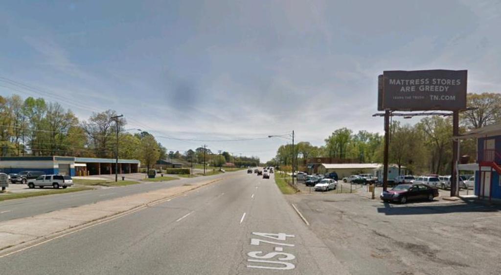 Photo of a billboard in Cramerton