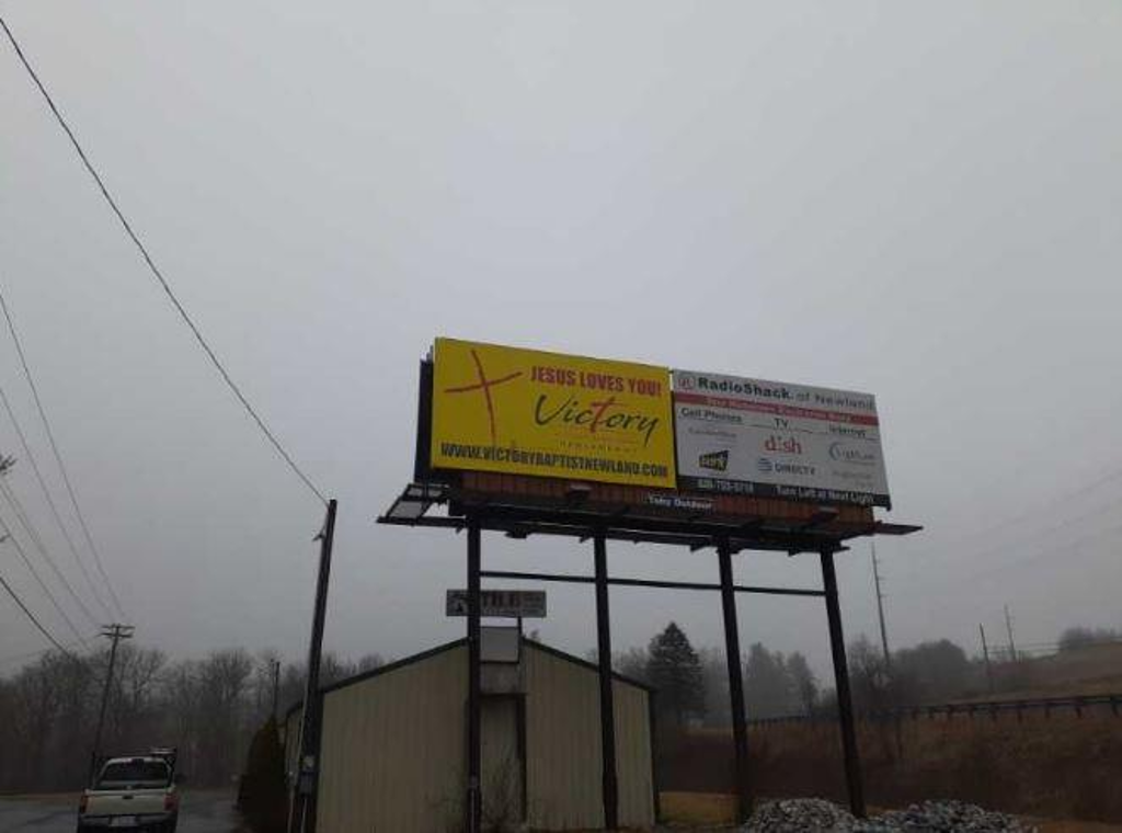Photo of a billboard in Nikolai