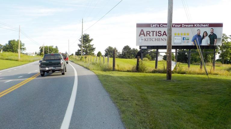 Photo of a billboard in Martinsburg