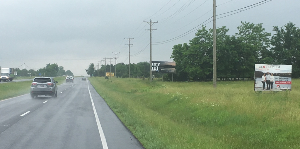 Photo of a billboard in White Post