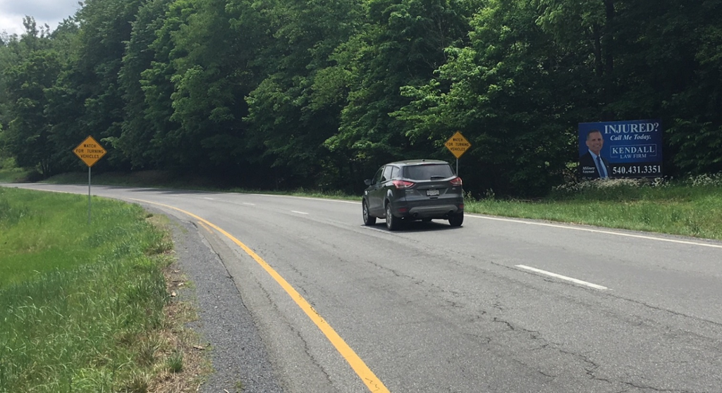 Photo of a billboard in Gore