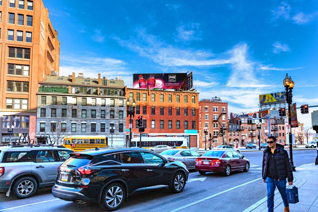 Photo of an outdoor ad in Boston