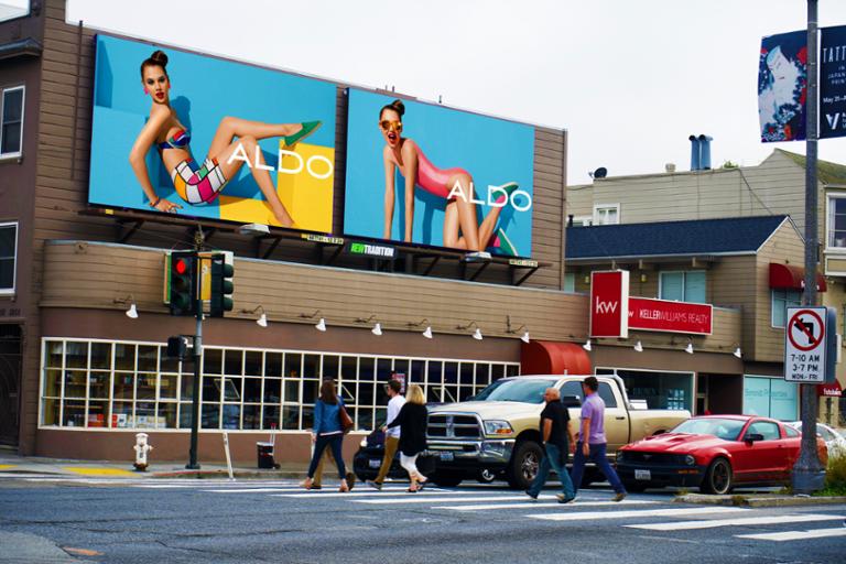 Photo of a billboard in Sausalito