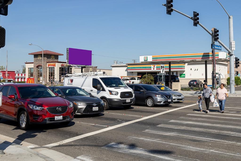 Photo of an outdoor ad in Anaheim