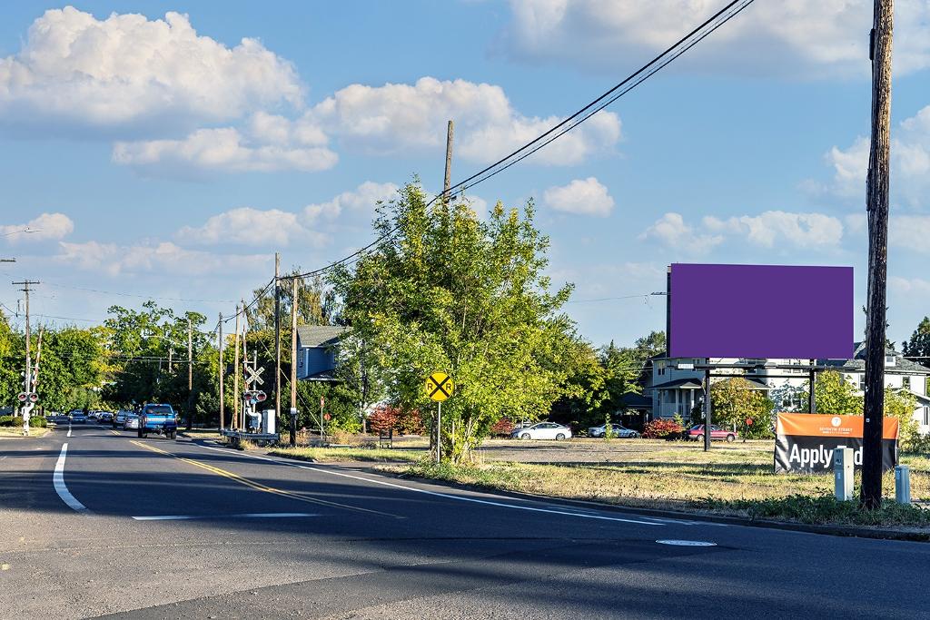 Photo of an outdoor ad in Corvallis