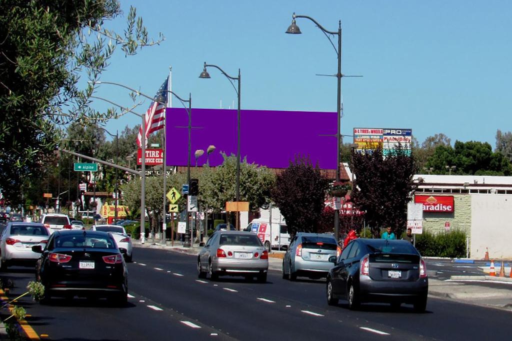 Photo of an outdoor ad in Cupertino