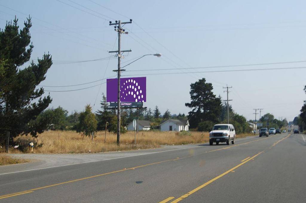 Photo of a billboard in Hoopa