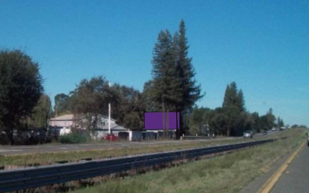 Photo of a billboard in Calistoga