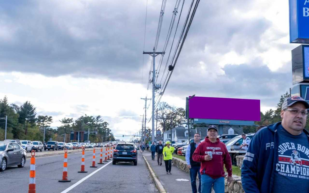 Photo of a billboard in Foxborough
