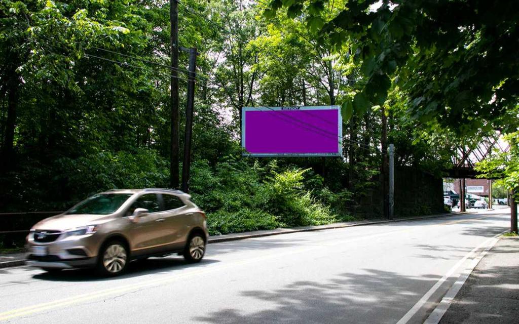 Photo of an outdoor ad in Newton
