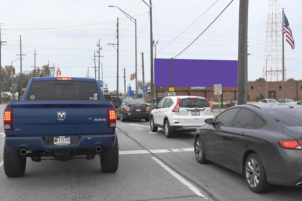Photo of an outdoor ad in Hammond