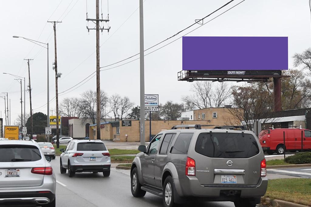 Photo of an outdoor ad in Palatine