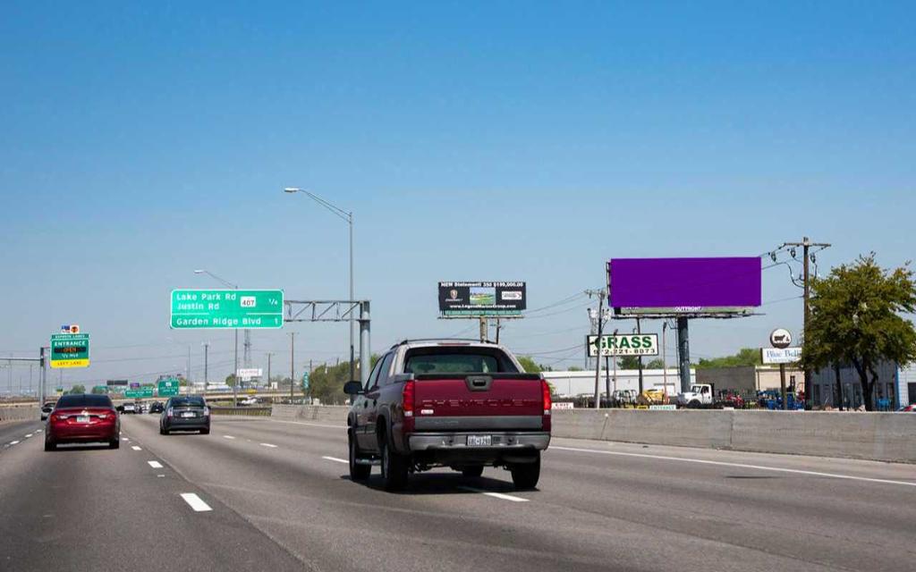 Photo of an outdoor ad in Flower Mound