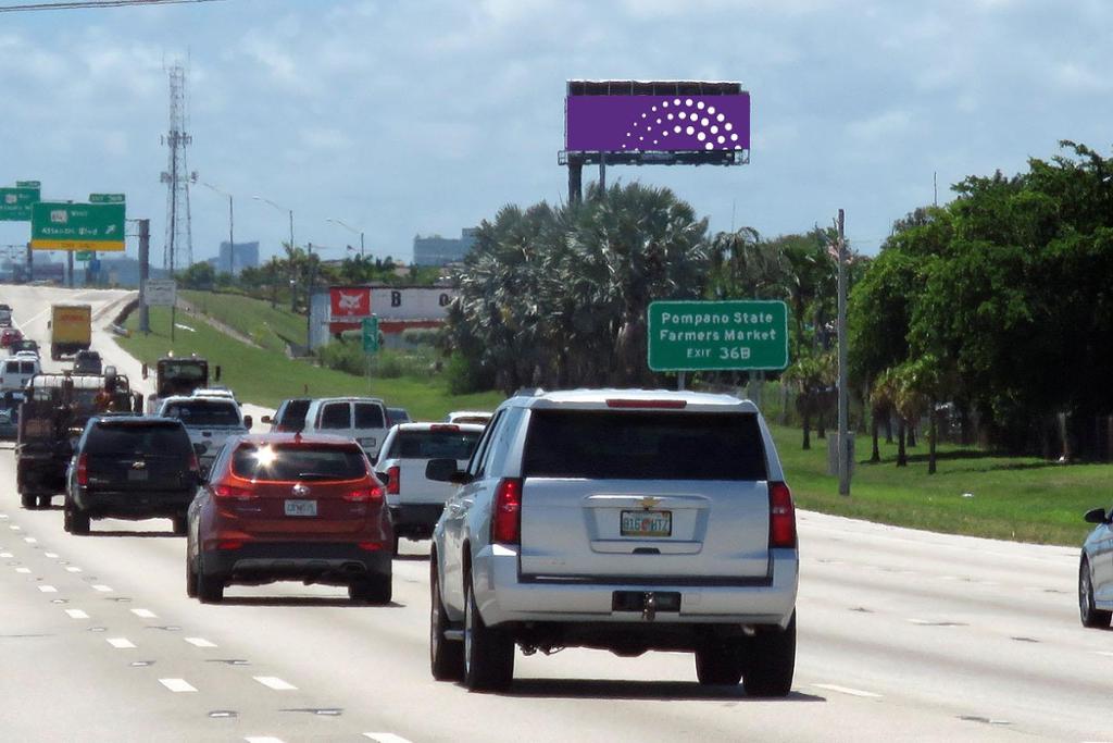 Photo of an outdoor ad in Pompano Beach