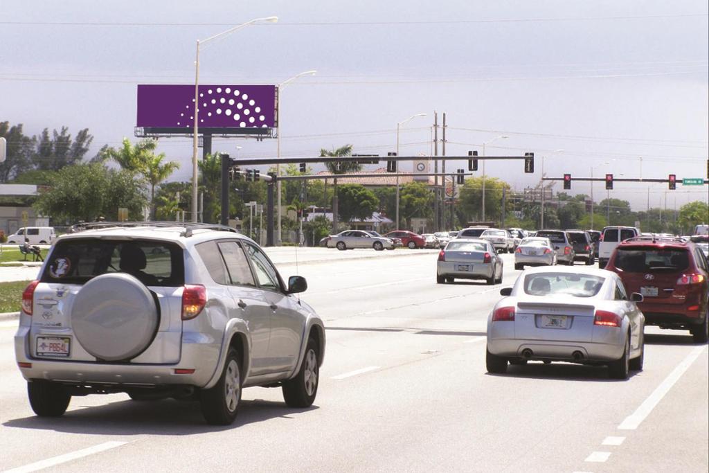 Photo of an outdoor ad in Coconut Creek