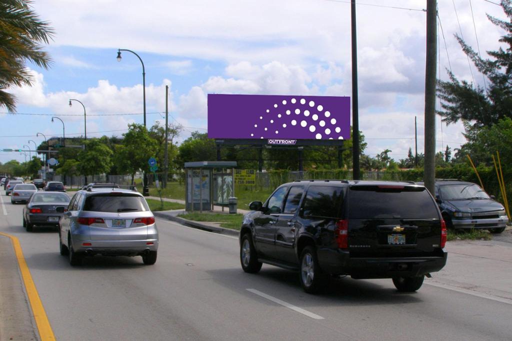 Photo of an outdoor ad in North Miami