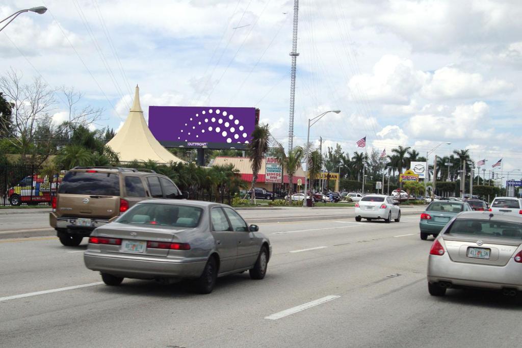 Photo of an outdoor ad in Miami Gardens