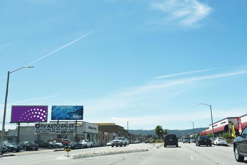 Photo of an outdoor ad in Monterey