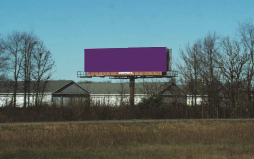 Photo of a billboard in Cedar Springs