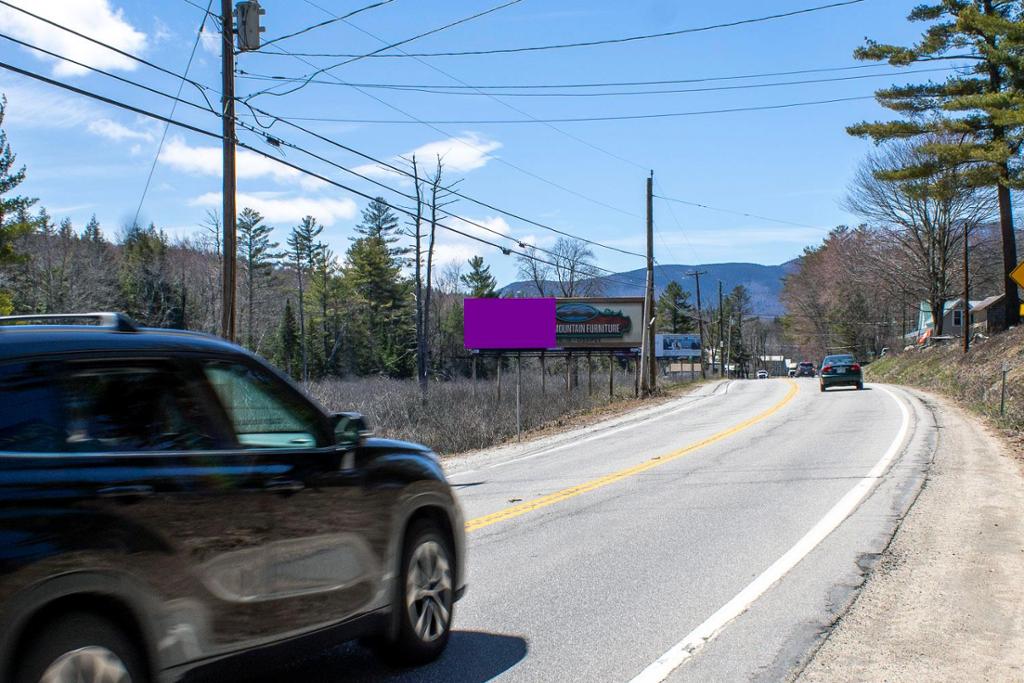 Photo of a billboard in Bretton Woods