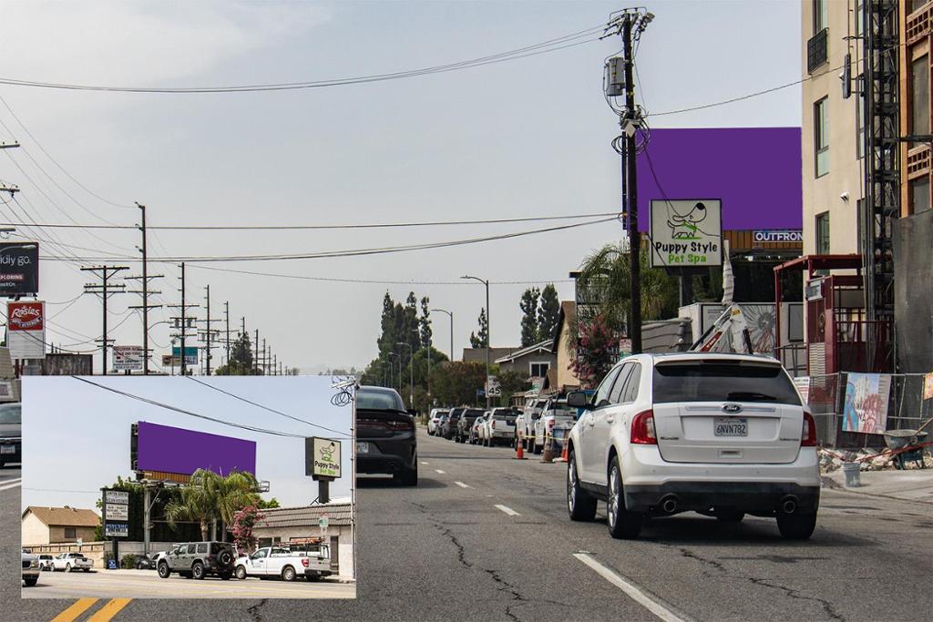 Photo of a billboard in Santa Susana
