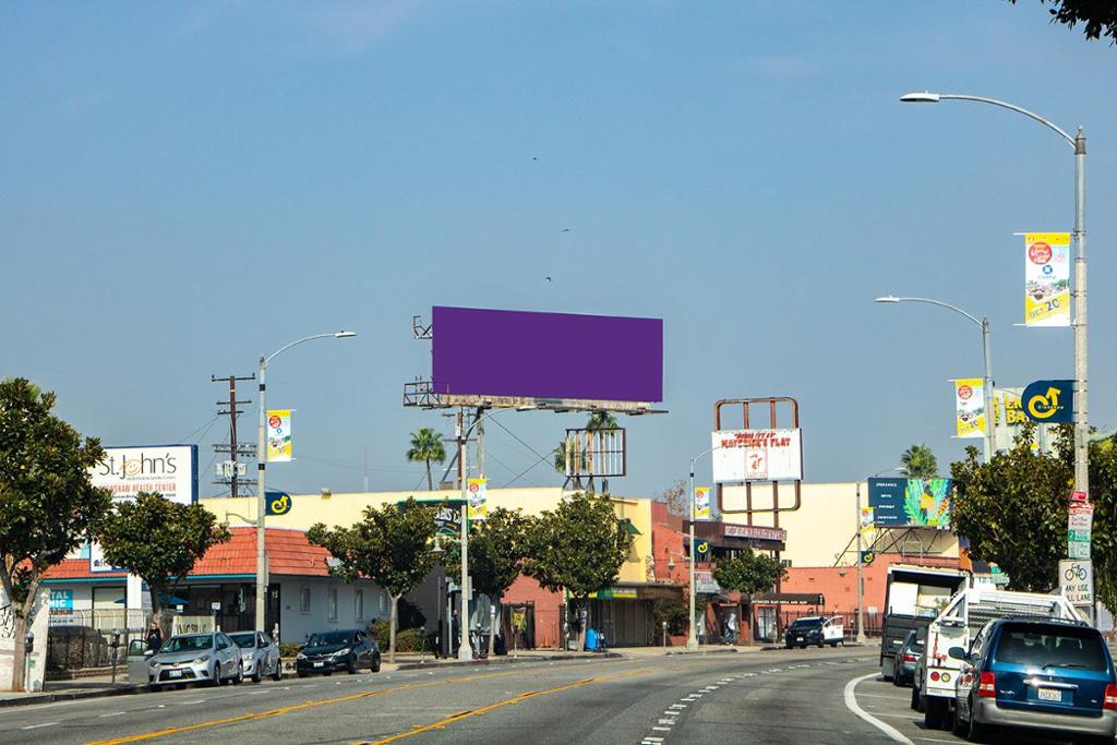 Photo of a billboard in Baldwin Hills