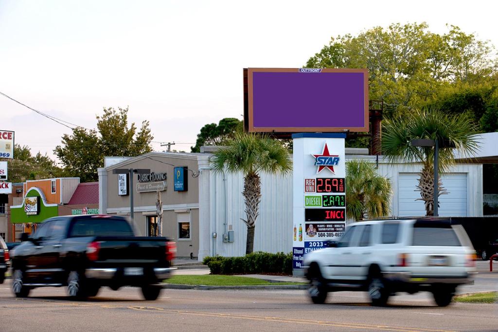 Photo of an outdoor ad in Kenner