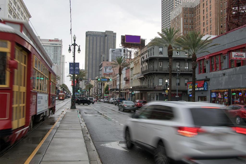 Photo of an outdoor ad in New Orleans