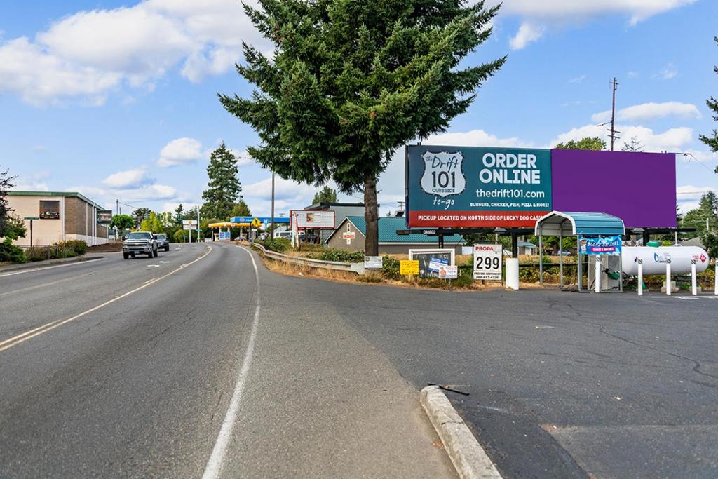 Photo of a billboard in Olympia