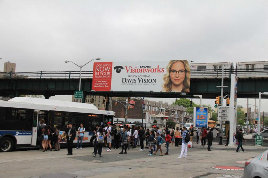 Photo of a billboard in The Bronx