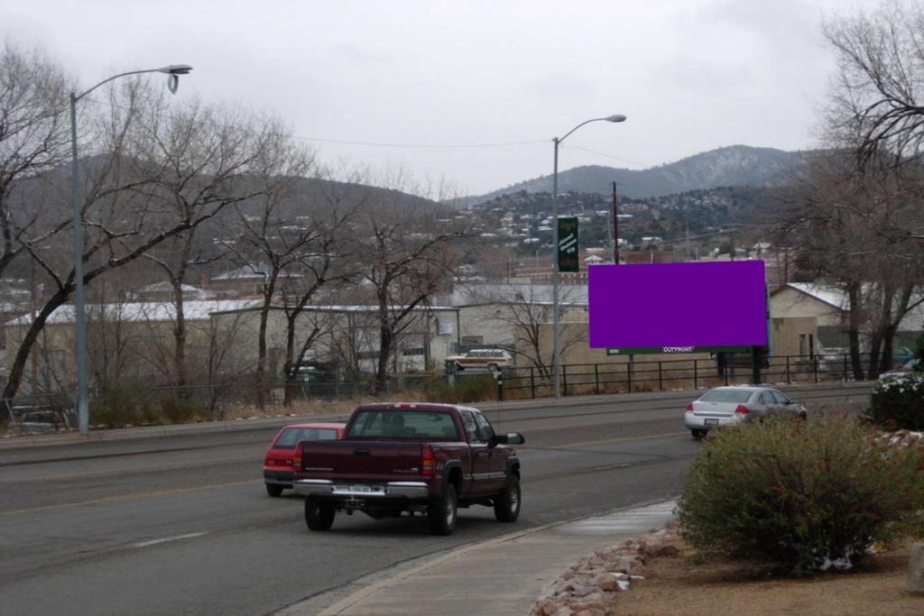 Photo of an outdoor ad in Prescott
