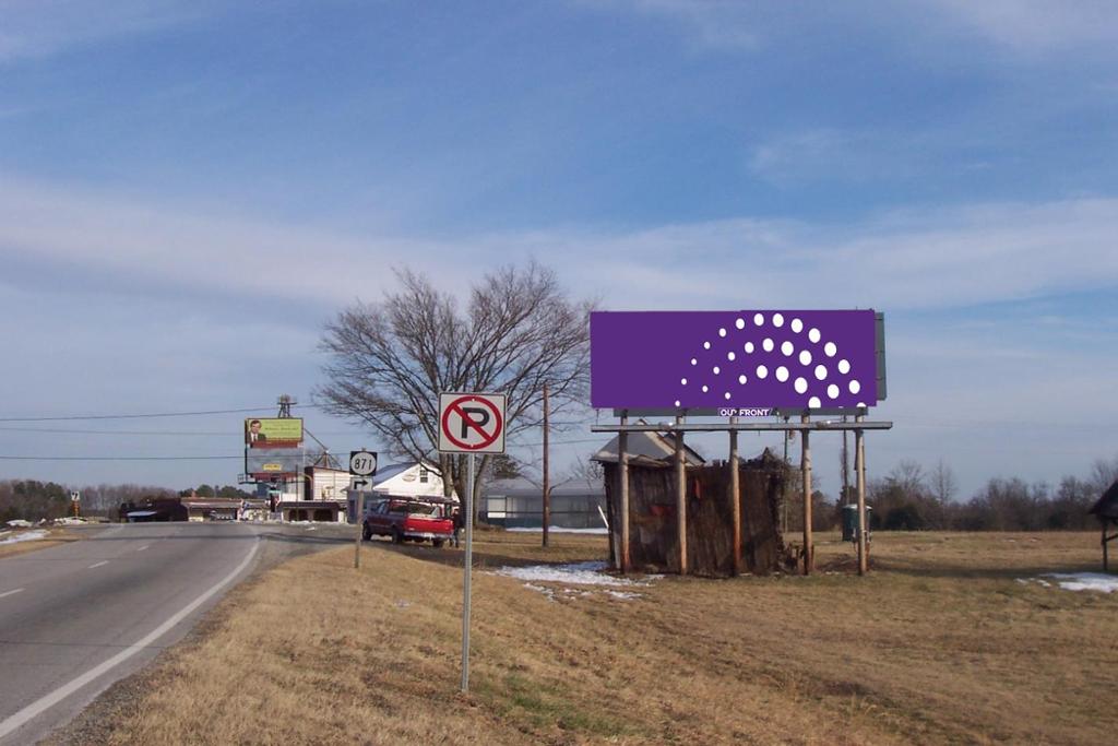 Photo of a billboard in Virgilina