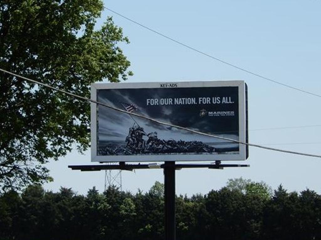 Photo of a billboard in West Milton