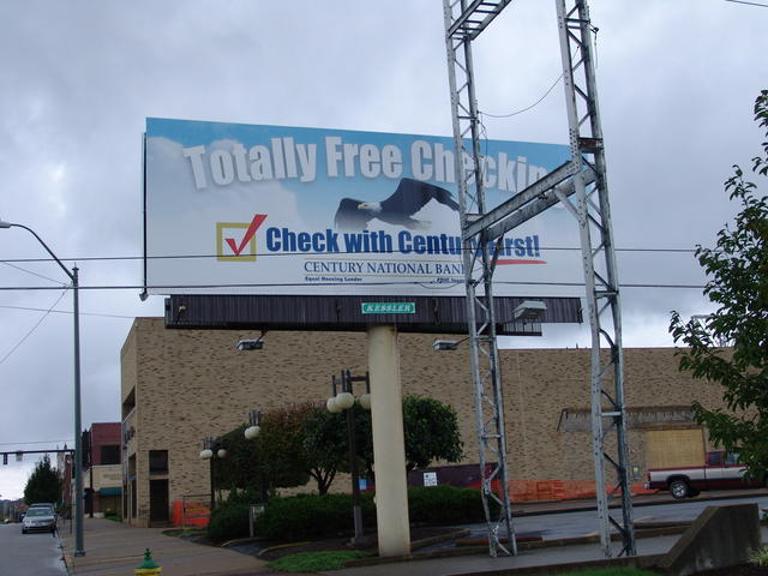 Photo of an outdoor ad in Zanesville