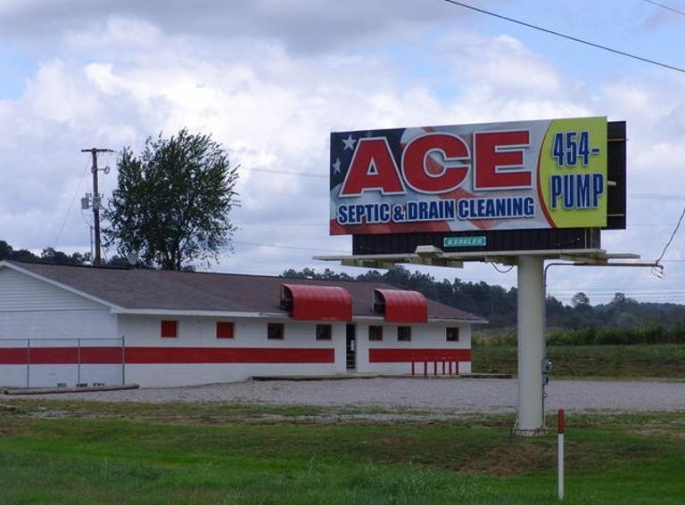 Photo of a billboard in Duncan Falls