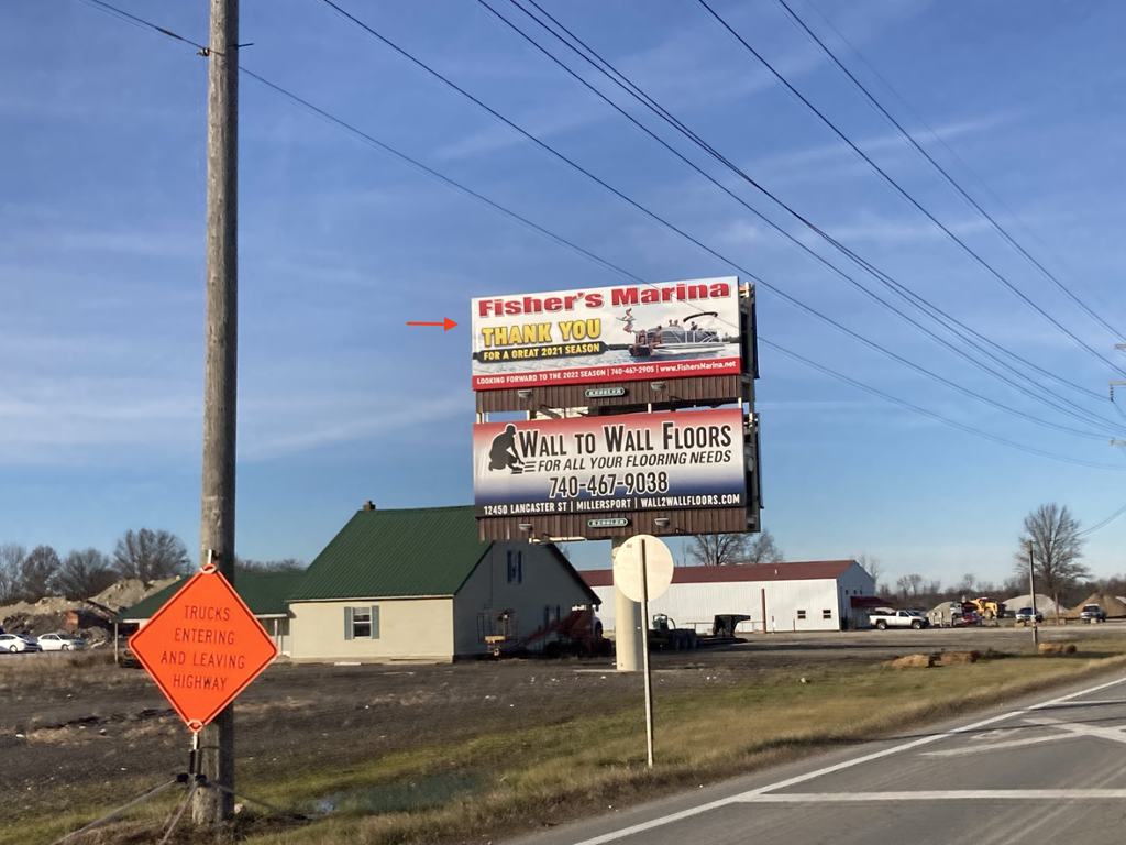 Photo of a billboard in Pleasantville