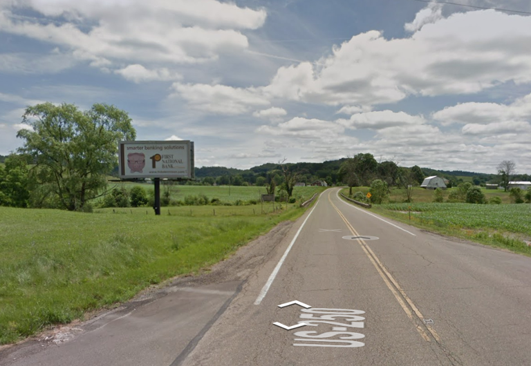 Photo of a billboard in Dennison