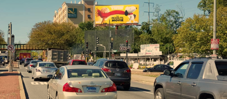 Photo of a billboard in Marine Barrks