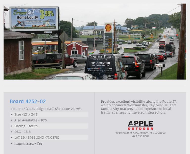 Photo of a billboard in Mt Airy