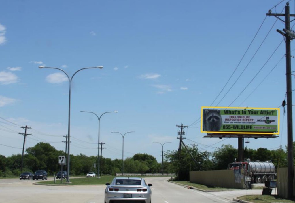 Photo of an outdoor ad in Keller