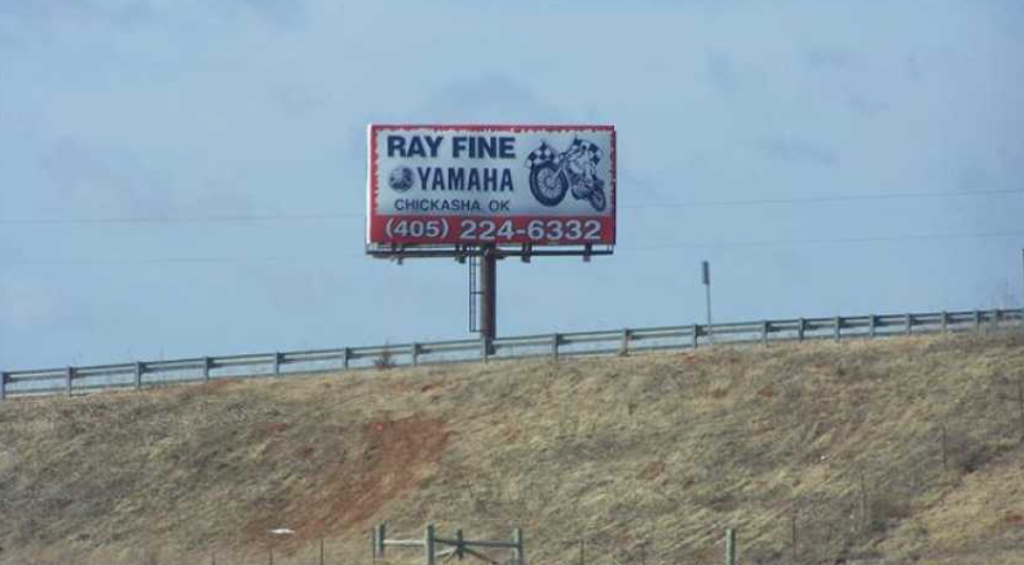 Photo of a billboard in Tuttle